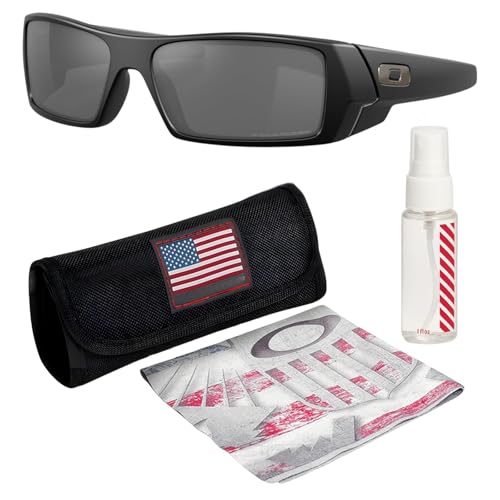 Image of Oakley GASCAN OO9014 Rectangle Shape Sunglasses With Official Eyewear Kit | Men's Sunglasses