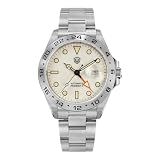 watchdives WD1993 GMT Automatic Watch for Men, Hi-Beat Movement