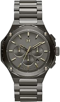 MVMT RAPTOR MENS GREY DIAL IONIC PLATED GREY STEEL Watch - 28000153-D