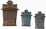 Para viviendas rusticas Buzon de Pared Modelo Clasico, Fabricado en Aluminio (Marron)