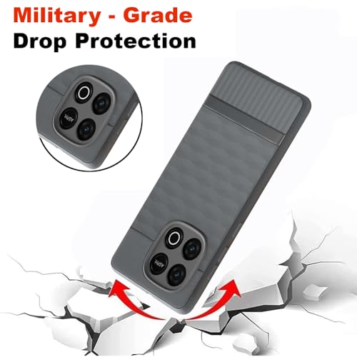Image of Shockproof Case for iQOO Neo 10 5G | Full Camera Protection | TPU Flexible Back Cover for iQOO Neo 10 5G (Graphite Grey)