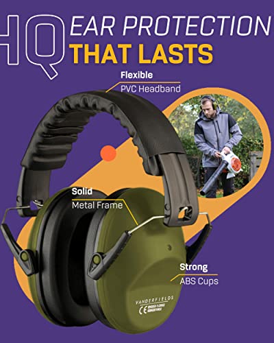 Shooting Ear Protection Earmuffs - Cancelling Safety Ear Muffs For Noise Reduction Hearing - Adult #TOP4