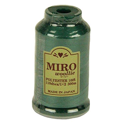 ミロ(MIRO) ウーリー ミシン糸 家庭用 110dtex 300m巻 色番号85 ポリエステル100% 熱や水に強い 日本製