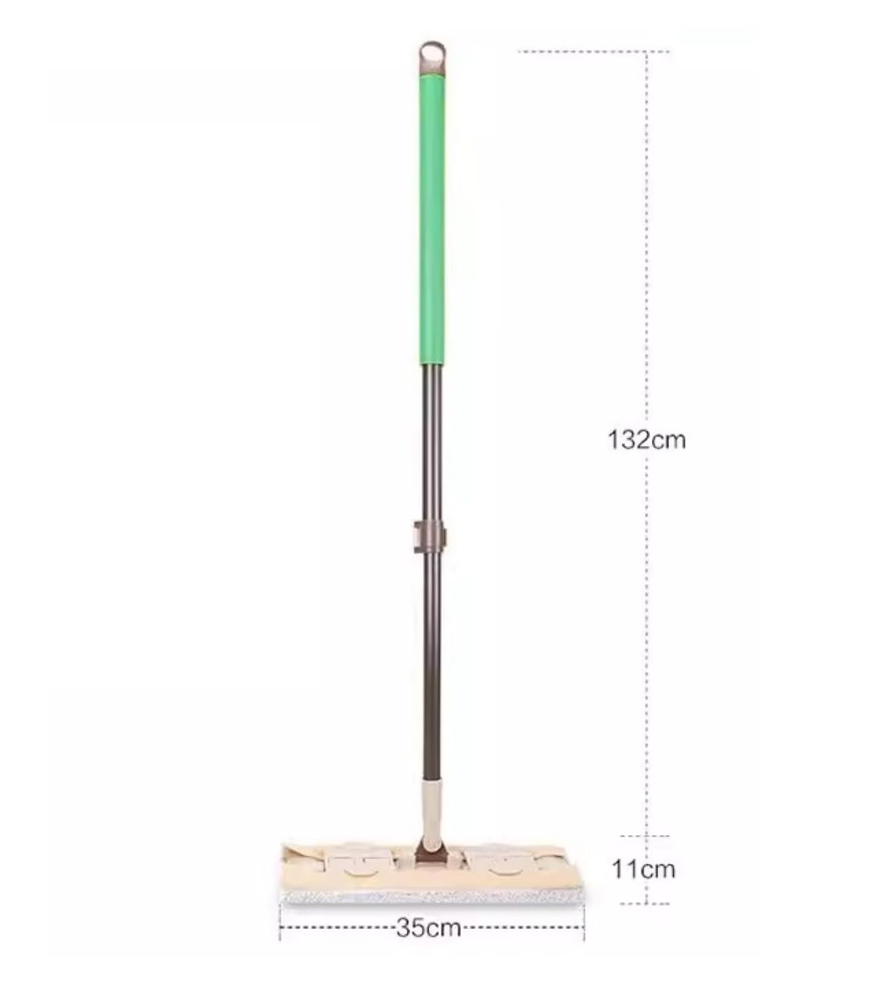 Mocio per Pavimenti Mocio Professionale per La Pulizia di Pavimenti in Laminato E Piastrelle in Legno Duro, Manico Telescopico in Acciaio Inossidabile Pulisci Il Pavimento