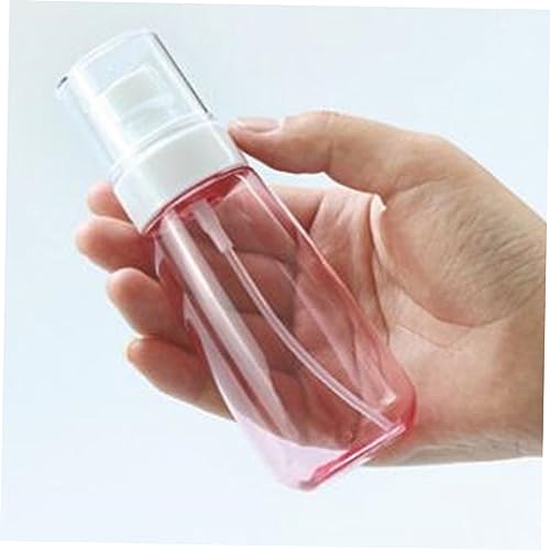 Generic 3Pcs Refillable Plastic Spray Bottles Transparent Pink Containers for Makeup Sunscreen and Skin Care Travel Friendly Fine Mist Sprayers for Outdoor Use