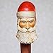 Christmas cane with Santa Custom walking stick Hand carved Candy