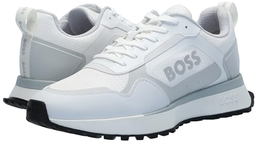 Image of BOSS Men's Big Logo Mesh Mix Lace Up Sneaker