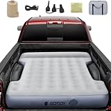GOTIDY Truck Bed Air Mattress 6-6.5ft, Full Size Short beds Inflatable Bed Mattresses for Short Truck Beds with Wireless Rechargeable Air Pump