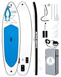 Picture of Tuxedo Sailor 10'6"×33"×6" Inflatable Stand Up Paddle Board with Premium SUP Accessories,Adults & Youth for All Skill Levels, Included with Board, Paddle, Pump, Fins, Backpack