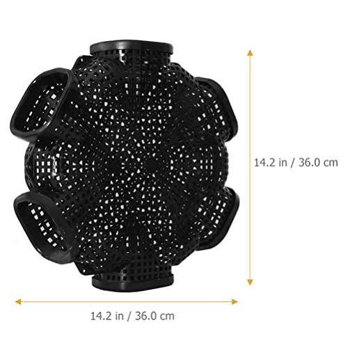 Zerodeko Crab Net Plastic Shrimp Catcher Eel Fishing Cage Crawfish Netting Reusable Crawfish Crab Crayfish Crawdad Shrimp Net Eel Cage Container For Fishing Accessories Fishing Nets #TOP5