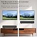 Sound Bar – 50W, Sound Bar for Smart TV, Sound Bar with Bluetooth 5.0, Optical/AUX Connectivity, Remote Control, Wall-Mountable Home Theater Audio, Compatible with TV, PC, and Phone