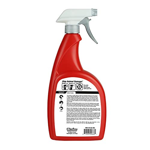 Deer Stopper II, Liquid Animal Stopper Repellent, All Natural, Effective All Year Round, Safe for People and Pets, No Harsh Chemicals, Ready to Use, Deer & Elk Repellent - 32 oz. Trigger Bottle