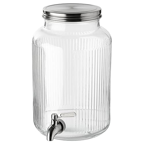 IKEA VARDAGEN 5.0L Glass Jar with Tap Beverage Dispenser
