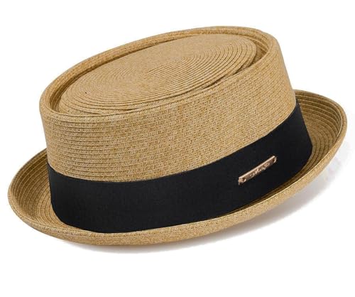 Chapeau de paille unisexe UPF50+ pour homme et femme