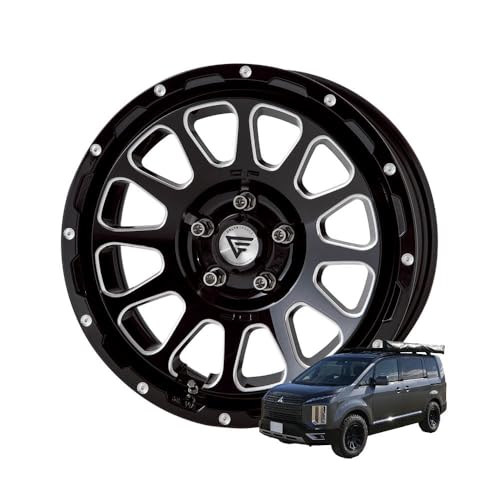�y�f���JD:5 MC��zDELTA FORCE OVAL 16×7.0J 5/114.3 +35 73.1�� BLACK MACHINING �z�C�[���̂� 1�{ �P�i