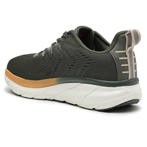 Image of JQR Atlanta Men's Sports Running Shoes Knitting Upper Lace Up Design Soft Cushioned Memory Foam Insole Extra Grip Anti Skid Comfortable Lightweight Durable for Gym, Walking, Jogging & Everyday