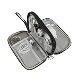Matériaux Oxford 600D : Cette pochette cable utilise un tissu Oxford 600D imperméable avec intérieur doux et épais qui absorbe les chocs et limite rayures et déformations, adaptée comme tech pouch pour protéger câbles chargeurs et accessoires électroniques en déplacement