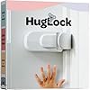 Huglock – El Candado de Puerta Snap-On que los Niños no Pueden Alcanzar o Derrotar – Sin Herramientas ni Adhesivos Requeridos – Funciona con Manija de Puerta, Palanca o Manubria – Candados de
