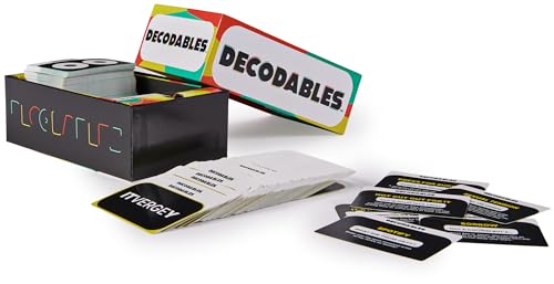 Spin Master Games Decodables – A Hysterical Adult Party Game, Hidden Phrase Card Game for Bachelorette Parties, College, Birthdays, & More, for Ages 17+