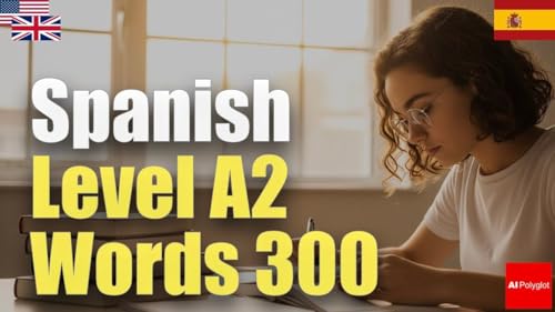 Spanish Level A2 Words 300 | Beginner | Passive listening | Must-Know | with hiragana Podcast Por  arte de portada