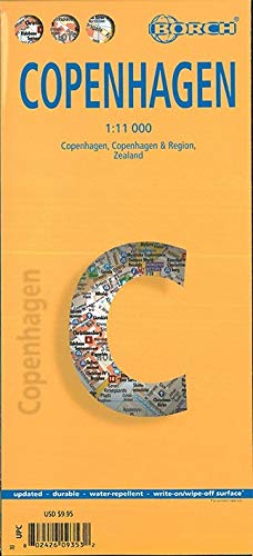 Copenhagen, Kopenhagen, Borch Map: Copenhagen, Copenhagen & Region, Zealand