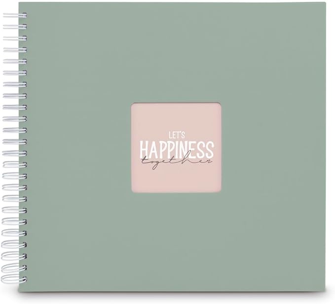 Spiral-Album “Fine Art”, 36×32 cm, 50 weiße Seiten, Salbei