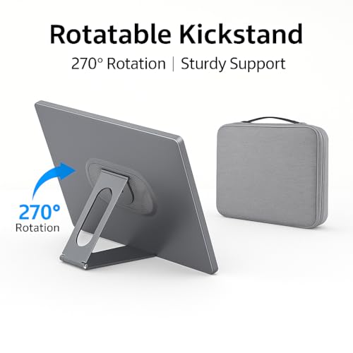 21.5" Android 15 Portable TV Tablet with Carry Bag, Rotating Foldable Stand, 4GB+64GB, with 99.9Wh Battery, 13MP Camera, Dual 5W Speakers, Smart Touch Screen for Travel, Camping & Home Entertainment by JEESTON - Image 6