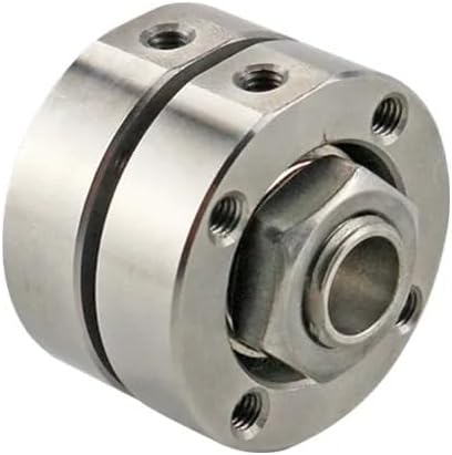 304Stainless Steel Disc Torque Hinge Passes Through Wire Hole Damper Can Stop Any Damping Shaft 1Pcs(5.0N.m)