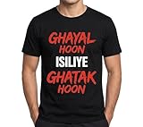 Green-Chili Dhurandhar Bollywood Movie Graphic T-Shirt Unisex Cotton Tee - Indian Film Fan Shirt (Black, XL)