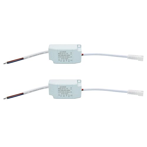 Miniatura 1 de Qimoo Controlador LED de 12-18W, corriente constante 300mA CA 85-265V Salida 36-63V SM conector macho fuente de alimentación externa transformador