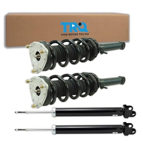 Image of TRQ Front and Rear Complete Strut Assembly & Shock Absorber Kit Shock & Spring Strut Assembly Compatible with 2011-2012 INFINITI G25 2007-2008 G35 2009-2013 G37 2015 Q40