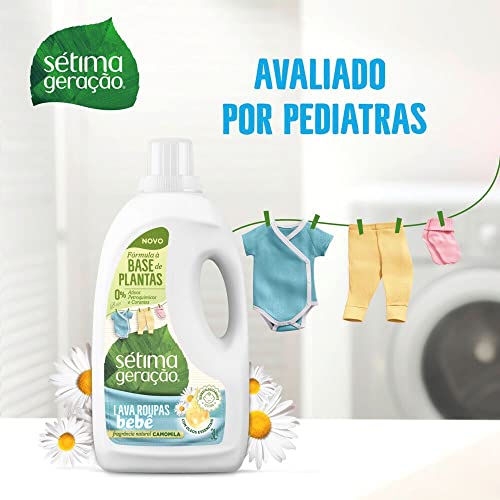 Sétima Geração - Sabão Líquido Lava Roupas Bebê Fragrância Natural Camomila 3L