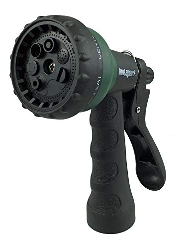 Ghn-06 Heavy-Duty Eva Recoil Garden Hose With 7-Pattern Spray Nozzle, Green, 50 Foot #TOP7