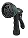 GHN-06 Heavy-duty EVA Recoil Garden Hose with 7-Pattern Spray Nozzle, Green, 50 Foot