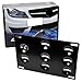 iJDMTOY No Drill Front Bumper Tow Hook License Plate Mounting Bracket Adapter Kit Compatible with Mercedes W204 C-Class W221 S-Class W166 ML-Class etc