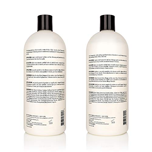 Paul Brown Hawaii Hapuna Anti-Frizz Volumizing Salon Shampoo & Root Lifting Conditioner Duo Pack - Specialized Nourishing Fruit & Plant Extracts, Kukui Nut Oil & Protein Hair Thickening Shampoo & Conditioner (33 Oz) #TOP2
