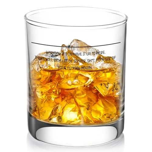 Coffret cadeau à whisky pour homme, verres à whisky, cadeaux amusants à whisky, cadeaux amusants pour homme, ensembles de whisky, verres à spiritueux, ensemble de boissons pour homme, coffret cadeau à