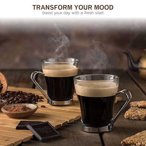 Set 4 tazas cappuccino vidrio templado Bormioli Rocco miniatura 7