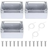 Large gamme d'applications : boîte de distribution extérieure étanche Convient pour l'intérieur et l'extérieur, les boîtes de commande électroniques, les boîtes techniques, l'électronique, les boîtiers d'instruments, les unités d'alimentation, les boîtes de contrôle de la température, les communications, la technique électrique de bricolage, comme par exemple les circuits imprimés, les pinces, les boutons, etc.