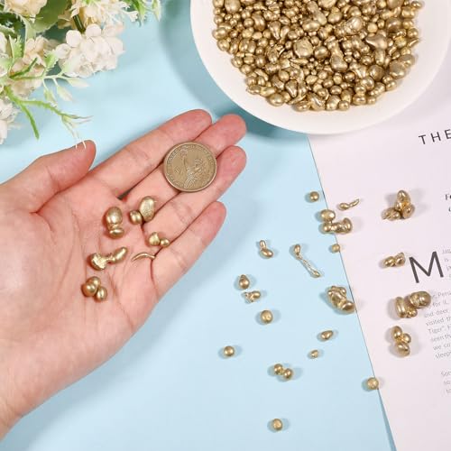 CHGCRAFT 400g Messing Legierung Korrosion Beständig Gusskorn für Guss Widerstandsfähiger Messingguss für DIY Ringe Halsketten Anhänger andere Messing Metall benötigt