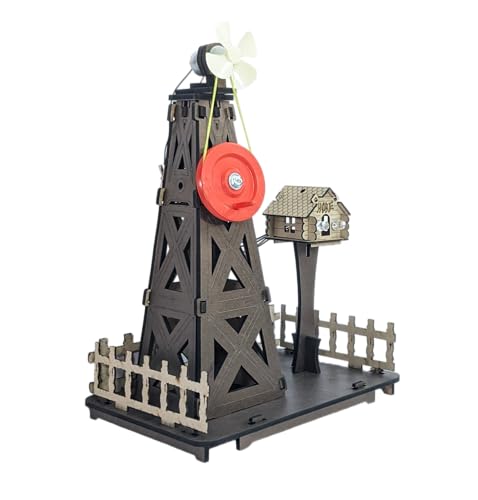 Image of Farm Windmill Making Kit. DIY Wind Turbine Science Kit. Experimental Kit to Study Wind Power. Windmill Generator Working Model. Windmill Making Kit.