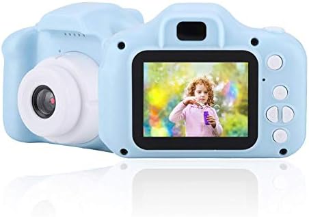 Kids Digital Camera, 1080P HD Camera with 4X Zoom 2.0 Inch Screen 32GB TF Card Support for Boys Girls Birthday Blue