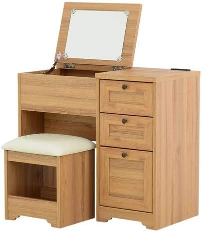 Amazon ナチュラル ドレッサー スツールセットのみ シンプルガーリー収納家具シリーズ Meer メーアより ﾉｰﾌﾞﾗﾝﾄﾞ品 鏡台 ドレッサー オンライン通販