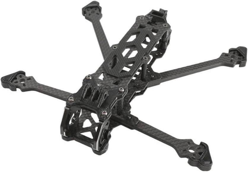 4 Inch Reinforced T700 Carbon Frame Kit 173mm Wheelbase 55g Lightweight Structure 3.5mm Thick Arm Mechanical Propulsion Component (1 Set)(Frame Kit)