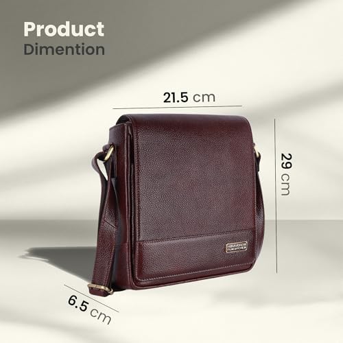 Image of HAMMONDS FLYCATCHER Unisex-Adult Genuine Leather Messenger Sling Bag|Sb1160