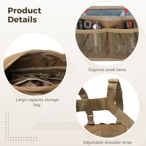 Varku Chest Rig, Long-Lasting Oxford Fabric - Image 3