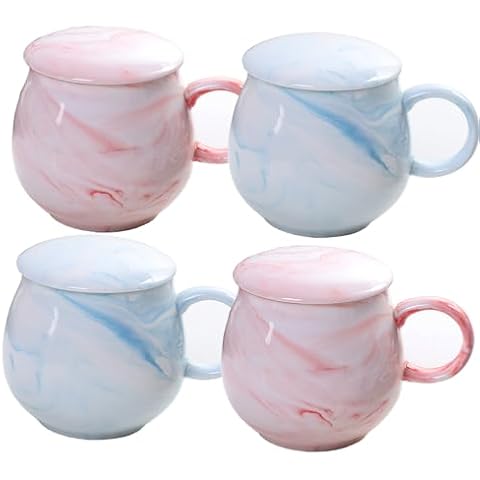 NAVACALA 400ml Ceramic Mug Set of 4 Cover