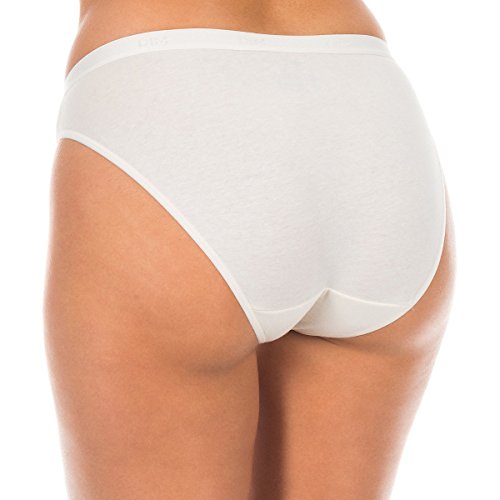 Dim Slip Les Pockets Ecodim In Cotone Comfort Donna X3, Pelle/Rosa/Perla, M - 7