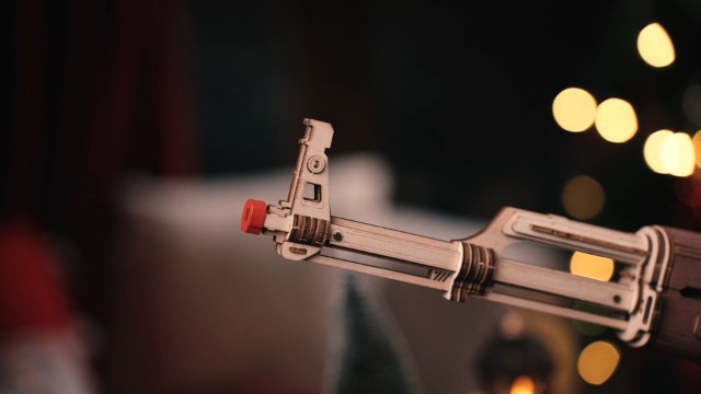 Amazon.com: RoWood 3D Puzzles for Adults, Rubber Band Gun AK47