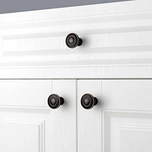 Aandxmok 10 Pack Oil Rubbed Bronze Cabinet Hardware Knobs For Cabinets And Drawers, Kitchen Cabinet Knobs And Plates (Oil Rubbed Bronze, 10) #TOP7